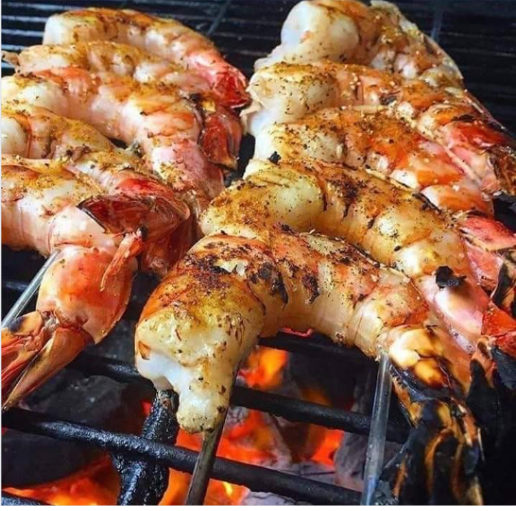 brochette de crevettes